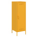 vidaXL Skříň highboard hořčicově žlutá 36 x 39 x 113 cm ocel