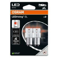 OSRAM LED P21/5W LEDriving SL Red 12V blistr 2ks 7528DRP-2BL