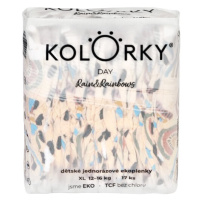 Kolorky Day Hearts EKO XL 12-16 Kg 17 ks