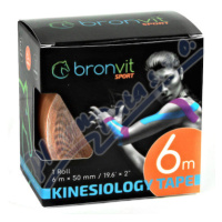 BronVit Sport Kinesio Tape classic béžová 6mx50mm