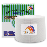 TEMTEX kinesio tape Classic, bílá tejpovací páska 5cm x 5m