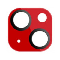 Tvrzené sklo COTEetCI Lens Protective Film pro Apple iPhone 13/13 mini, červená