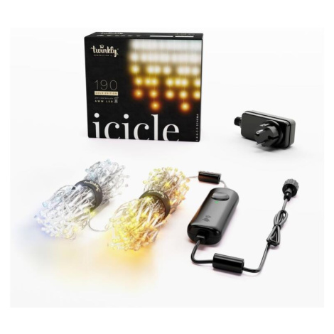 Twinkly TWI190GOP-TEU - LED Venkovní vánoční závěs 190xLED 11,5m IP44 Wi-Fi TWI190GOP-TEU