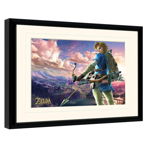 Obraz na zeď - The Legend of Zelda: Breath of the Wild - Hyrule Landscape, 40x30 cm Pyramid