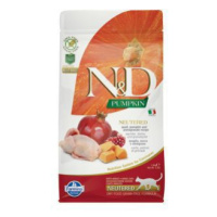 N&D Pumpkin CAT Neutered Quail & Pomegranate 1,5kg sleva