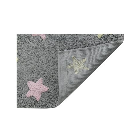 Bio kusový, ručně tkaný Tricolor Stars Grey-Pink 120×160 cm Zala Living-Hanse Home koberce