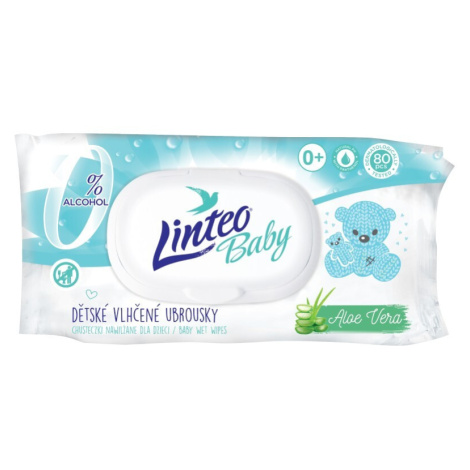 Linteo Baby Vlhčené ubrousky s Aloe vera 80ks