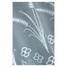 SET 2 KUSY - Dekorační vitrážová žakárová záclona POUR bílá 300x80 cm + 300x45 cm (cena za 2 kus
