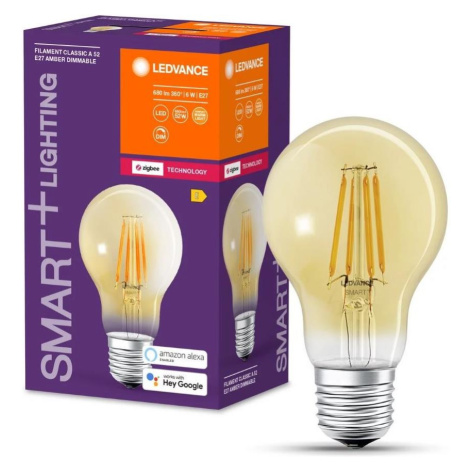 Ledvance LED Stmívatelná žárovka SMART+ FILAMENT A55 E27/6W/230V 2400K - Ledvance