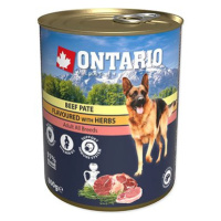 Ontario Konzerva hovězí paté s bylinkami 800 g