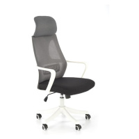 Kancelářská otočná židle VALDEZ — látka, více barev Bílá / šedá
