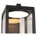 Venkovní nástěnná lucerna černá vč. LED a soumrakového čidla - Ferdinand