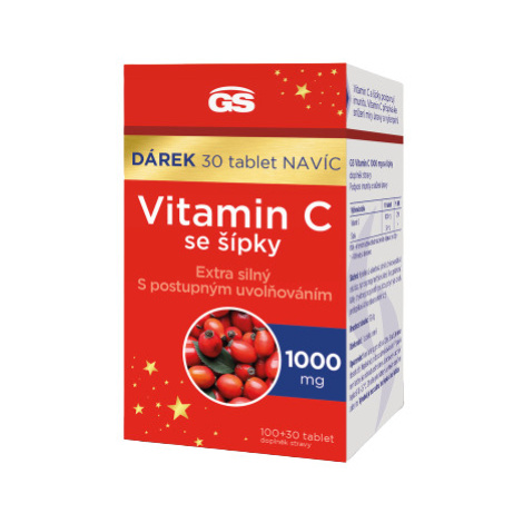 GS Vitamin C 1000 mg se šípky 130 tablety Green Swan