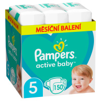 Pampers Active Baby plenky vel. 5, 11-16 kg, 150 ks