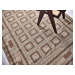 Diamond Carpets koberce Ručně vázaný kusový koberec Guggenheim DESP P81 Brown Natural - 140x200 