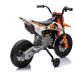 Mamido Dětská elektrická motorka Cross Pantone 361C oranžová