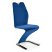 Jídelní židle GERDA – samet, modrá