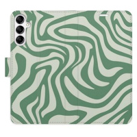 iSaprio Flip pouzdro Zebra Green 02 pro Samsung Galaxy A14 / A14 5G