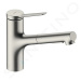 Hansgrohe 74800800 - Dřezová baterie 150, s výsuvnou sprškou, vzhled nerezu