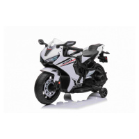 Mamido Dětská elektrická motorka Honda CBR 1000RR bílá