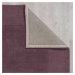 Flair Rugs koberce Kusový ručně tkaný koberec Tuscany Textured Wool Border Purple - 160x230 cm