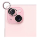 Ochranné sklo fotoaparátu Epico pro Apple iPhone 15/15 Plus, růžová
