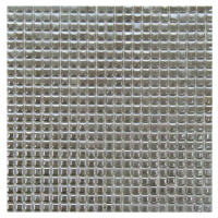 Skleněná mozaika Mosavit Mikros platino 30x30 cm lesk MIKROSPL
