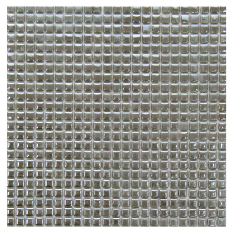 Skleněná mozaika Mosavit Mikros platino 30x30 cm lesk MIKROSPL