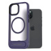 AlzaGuard Matte Case with Stand Compatible with MagSafe for iPhone 15 fialový