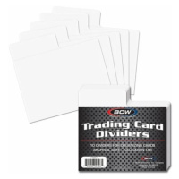 Oddělovače na karty BCW Trading Card Dividers Standard Size Horizontal - 10 ks