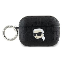 Pouzdro Karl Lagerfeld KLAP2PGKIPK AirPods Pro 2 (2022/2023) cover black Monogram Karl Head (KLA