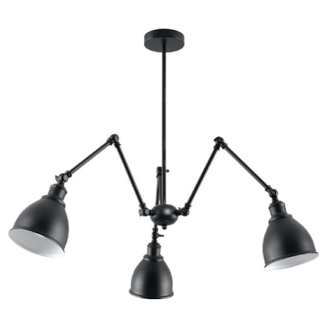 Černé závěsné svítidlo s kovovým stínidlem 70x70 cm Matilda Shade - Nice Lamps