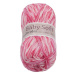 Baby soft multicolor 100g - 610 bílá, růžová, fialová