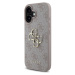 Guess PU 4G Metal Logo kryt pro iPhone 16 Plus růžový