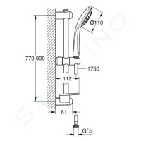 Grohe 27267001 - Sprchová souprava Mono, chrom