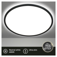 BRILONER Slim svítidlo LED panel, pr. 29,3 cm, 18 W, černá BRILO 7155-415