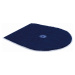 GRUND Koupelnová předložka CRYSTAL LIGHT námořní modř Rozměr: 50x60 cm s výřezem pro WC