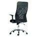 Kancelářská otočná židle Antares WONDER LARGE — více barev, černá síť/látka Červená