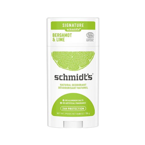 SCHMIDT'S Signature Bergamot + limetka tuhý deodorant 58 ml
