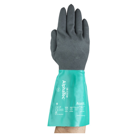 Ansell Pracovní rukavice AlphaTec® 58-535W, šedá, bal.j. 6 párů, velikost 8