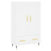 vidaXL Skříň highboard bílá 69,5 x 31 x 115 cm kompozitní dřevo