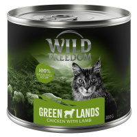 Wild Freedom Adult 6 x 200 g - bez obilovin - Green Lands - jehně & kuře