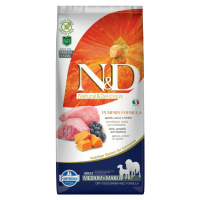 N&D Pumpkin N&D  Pumpkin DOG Adult M/L Lamb & Blueberry 12kg