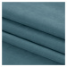 HOMEDE Závěs MILANA klasická transparentní dračí páska 5 cm s třásněmi 3 cm modrý