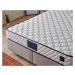 Čalouněná postel SUNNY s matrací - světle šedá 180 × 200 cm