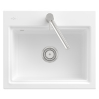 Keramický dřez Villeroy & Boch Subway Style 60 S, 336601RW, Stone White 336601RW