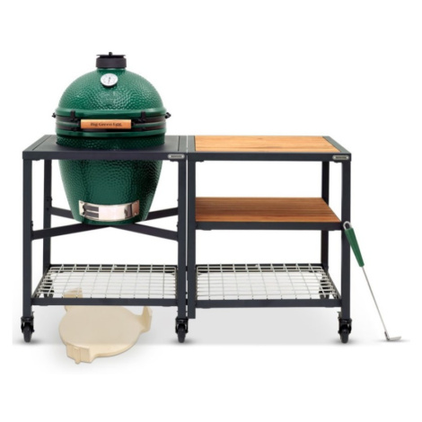 Gril Big Green Egg Large ve stole - akční set