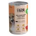 FARM PET FOOD FARM BIO hovězí a mrkev konzerva 400g