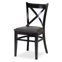 Židle A010-P - čalouněný sedák Barva korpusu: Dub - sonoma, látka: Micra marone