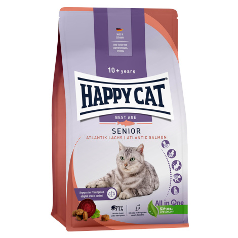 Happy Cat Senior atlantský losos 1,3 kg